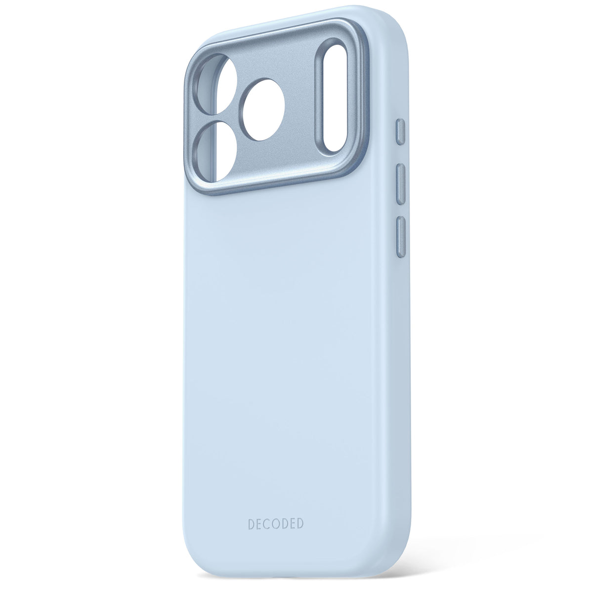 Decoded AntiMicrobial Silicone Backcover Case For Apple iPhone 18 Pro / Apple iPhone 17 Pro - Light Blue