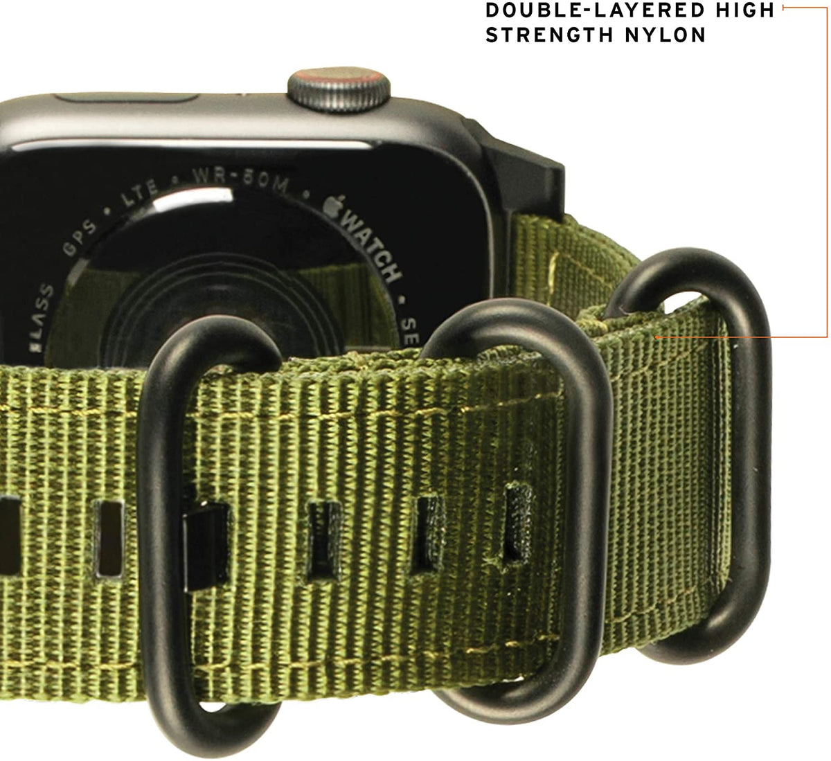 UAG Apple Watch 45Mm/44Mm/42Mm/Ultra Nato Strap - (Warehouse Packed) - Olive Drab