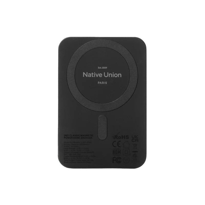 Native Union Classic Magnetic Power Bank 5000Mah - slate Green