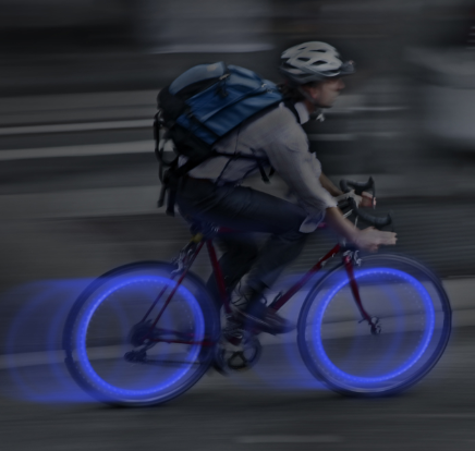 NiteIze See'Em Mini LED Spoke Bike Lights - 2 Pack - Blue