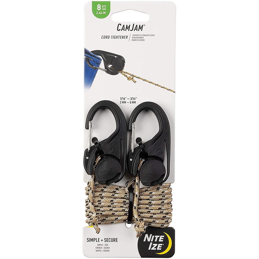 Niteize Camjam® Cord Tightener - 2 Pack With 8 Ft. Rope