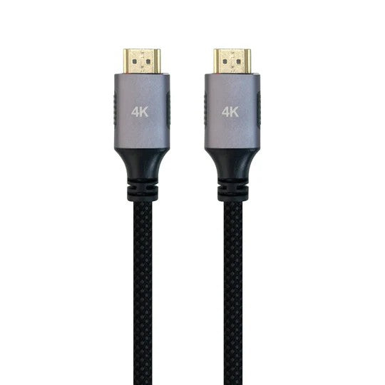 Lzel Celeris Power Stream Fabric Braided HDMI To HDMI Cable - 2 Meter / Black