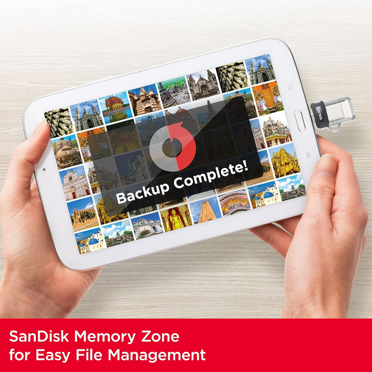 Sandisk Ultra Dual Drive M3.0 32Gb - Android White/Gold