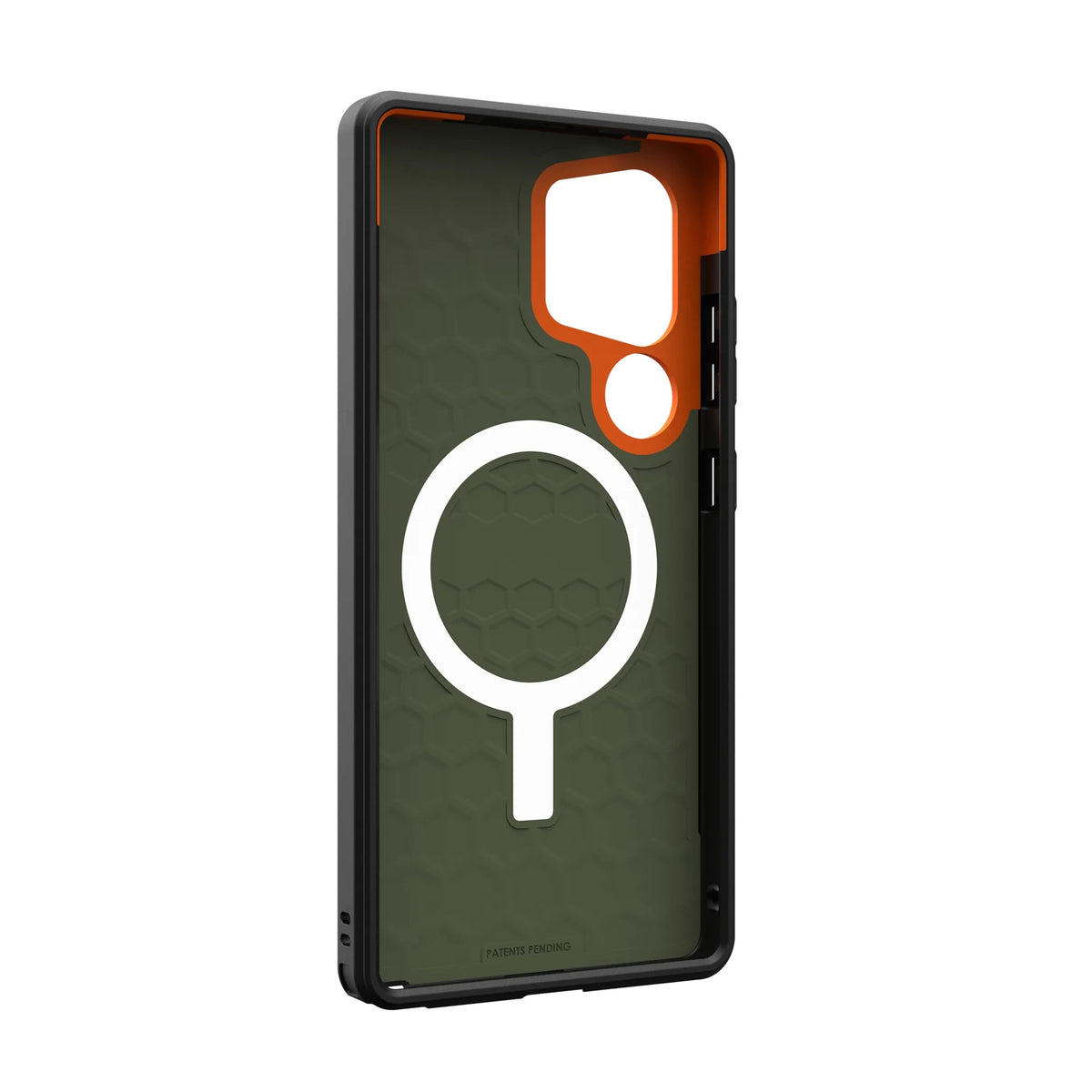 UAG Samsung Galaxy S25 Ultra Civilian MagSafe Case - Olive Drab/Orange