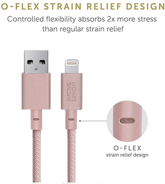Native Union Night Cable - Usb A To Lightning 3M - Rose
