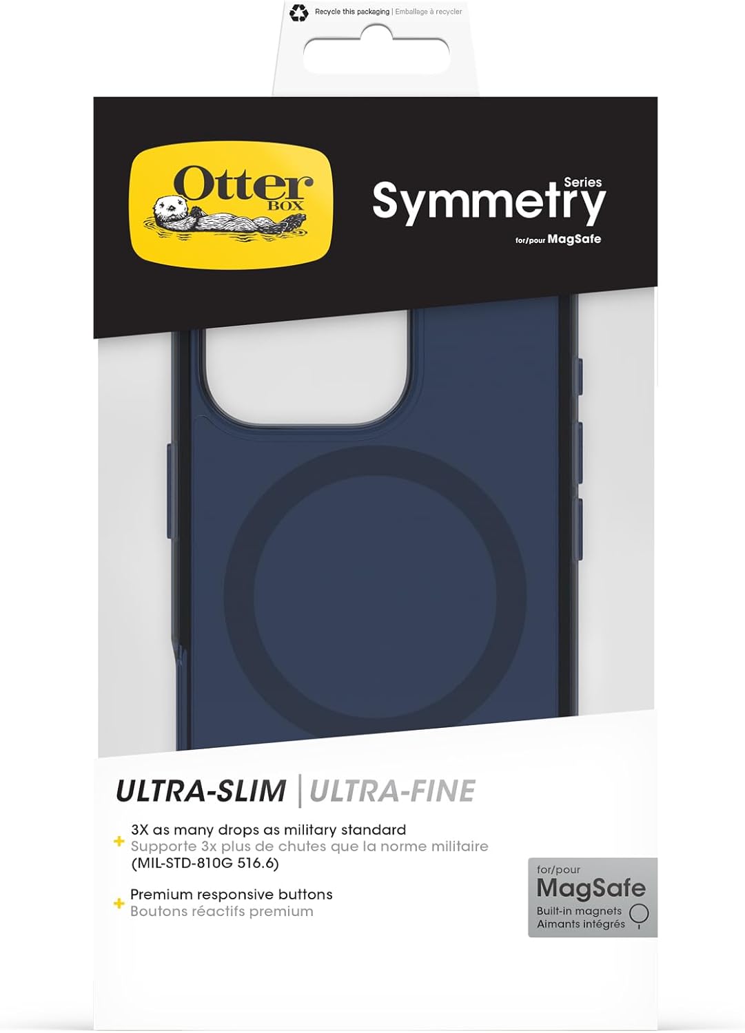 Otterbox Iphone 16 Pro Symmetry Clear Magsafe Case - Blue