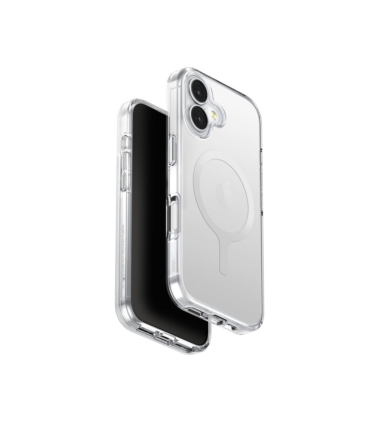 UNIQ Hybrid Clario Magclick Charging (ECO) For iPhone 17 (2025) 6.3 - Lucent Clear Accessories > Mobiles & Tablets >