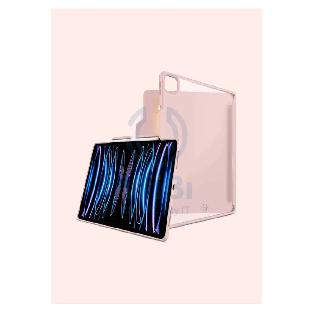 Itskins Hybrid Solid Folio Case - Apple iPad Pro 12.9-inch / Pink Accessories > Mobiles & Tablets > Tablets > Offer Zone
