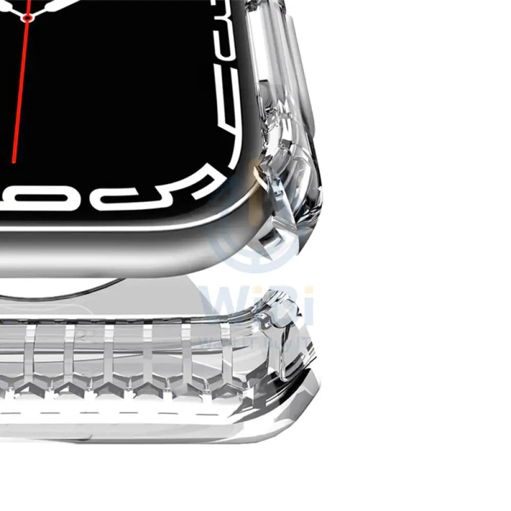 Itskins Spectrum Metal Case - 44mm / Apple Watch Series 5 / Silver + Clear - Pack of 2 Accessories > Smart Watches >