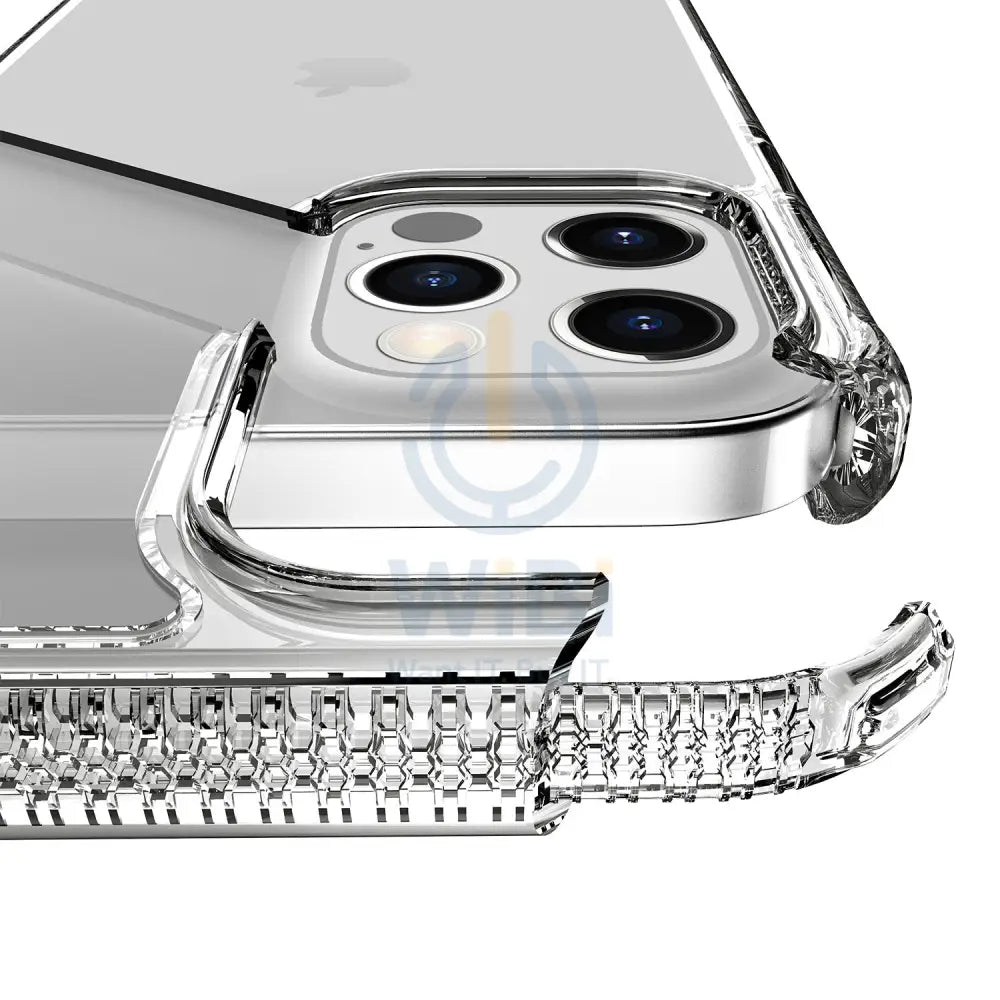 Itskins Supreme Clear - Antimicrobial Case 4.5 Meter Drop Protection For - iPhone 12 Pro Max / Transparent Accessories