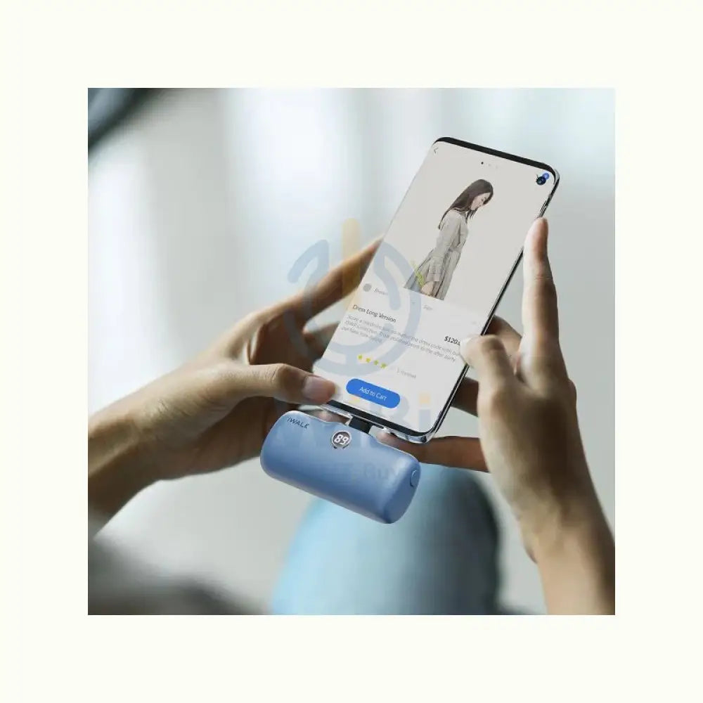 iWalk Linkme Pro Fast Type-C Charge With Battery Display - 4800mAh / Blue Accessories > Power Bank
