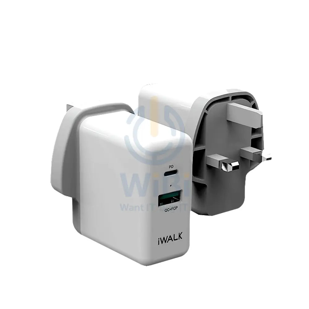 iWALK Power Adapter Power Delivery & QC 3.0 - White Accessories > Power Adapters