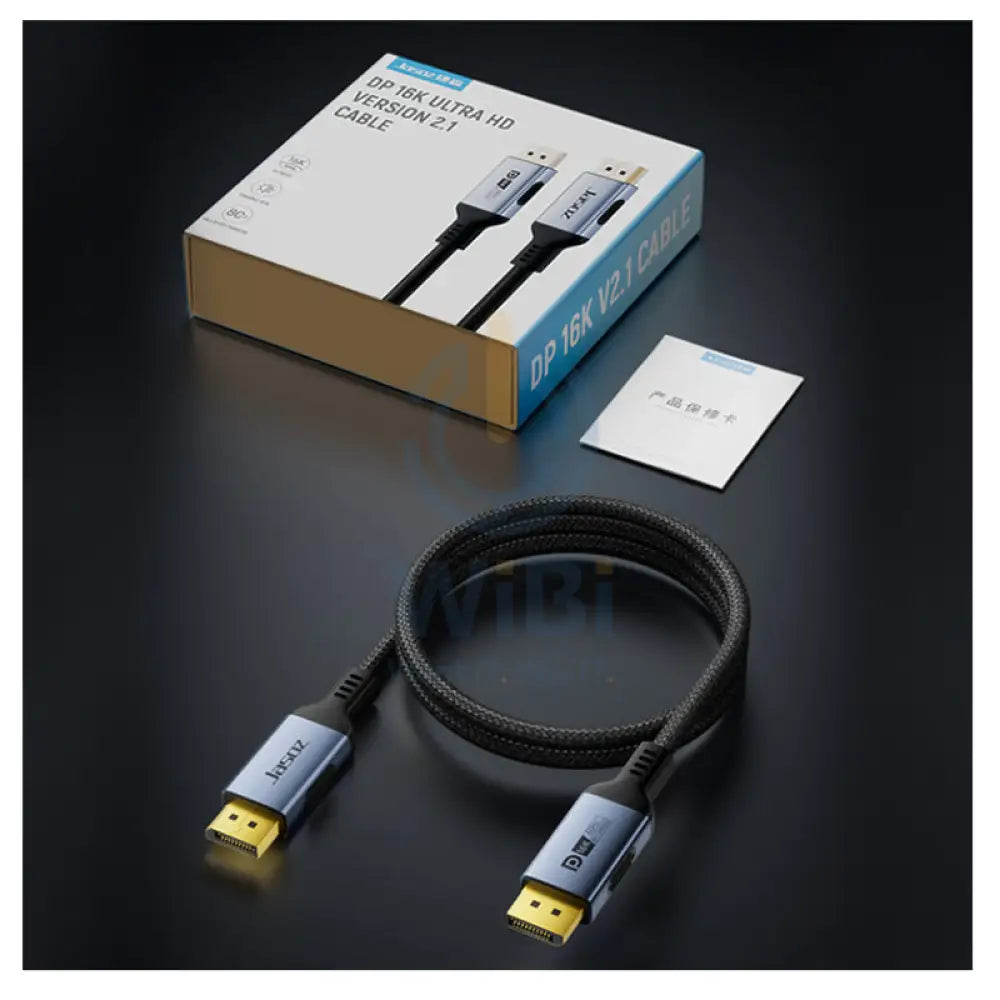 Jasoz A141 DisplayPort 2.1 Cable - 16K / 80Gbps / 2 Meter Accessories > Cables & Converters > DisplayPort Cables