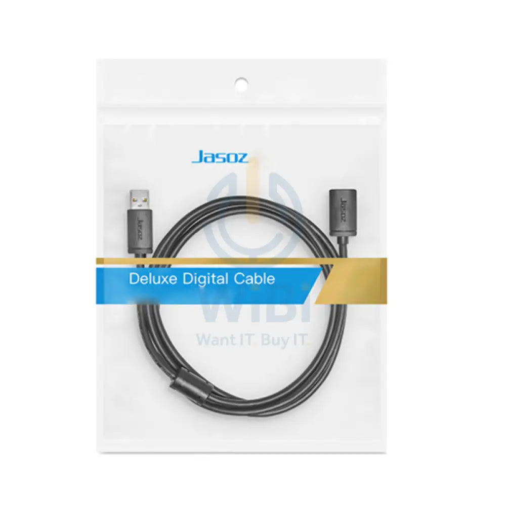 Jasoz D106 USB 2.0 Extension Cable - 1.5 Meter / Black Accessories > Cables & Converters > Cables
