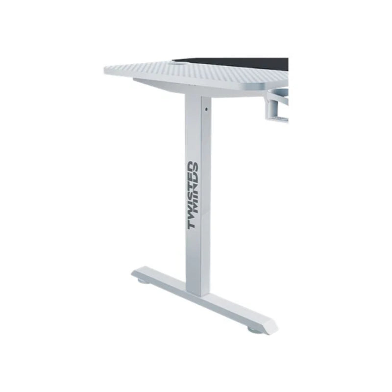Twisted Minds Paradox Adjustable Gaming Desk - White