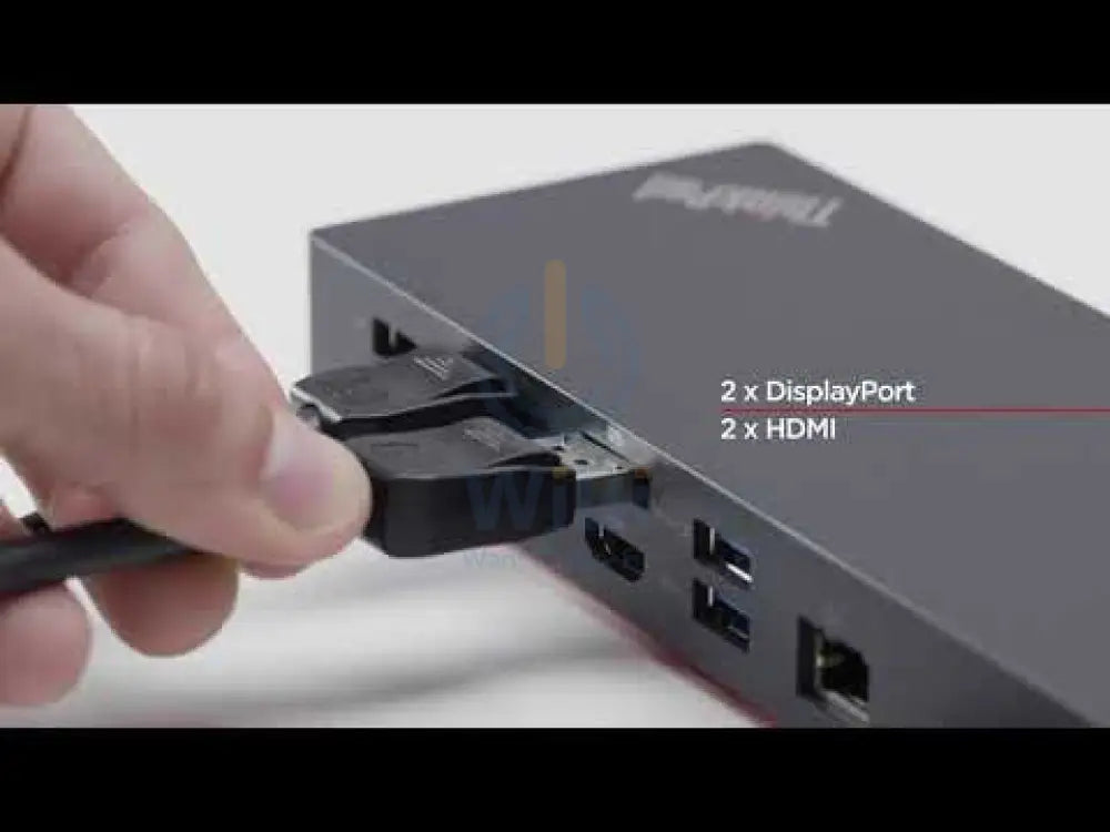 Lenovo ThinkPad Hybrid USB-C with USB-A Dock - 135 Watt / USB 3.1 Gen 2 / USB 2.0 / USB-C / DisplayPort / HDMI / LAN