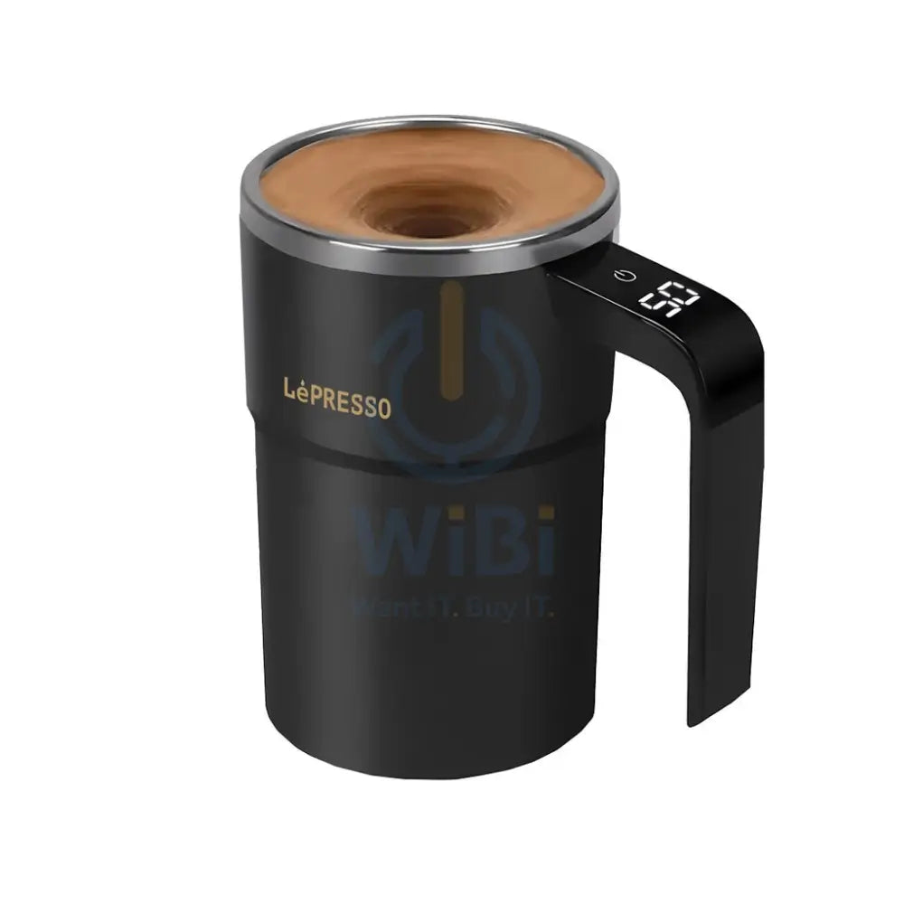 LePresso Stirmagic Auto Stirring Mug - Black Accessories > Smart Devices