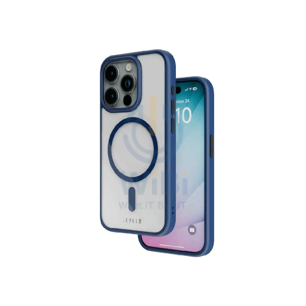 Levelo MagSafe Solo Case - iPhone 15 Pro / Blue Accessories > Mobiles & Tablets > Mobiles > Covers & Cases > Offer Zone