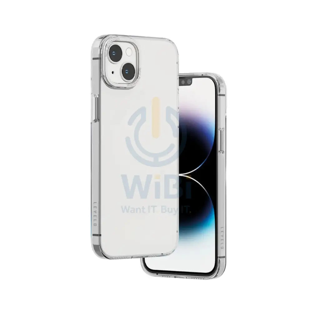 Levelo Sensa Clear Back Case iPhone 14 Plus - Clear/Silver Accessories > Mobiles & Tablets > Mobiles > Screen