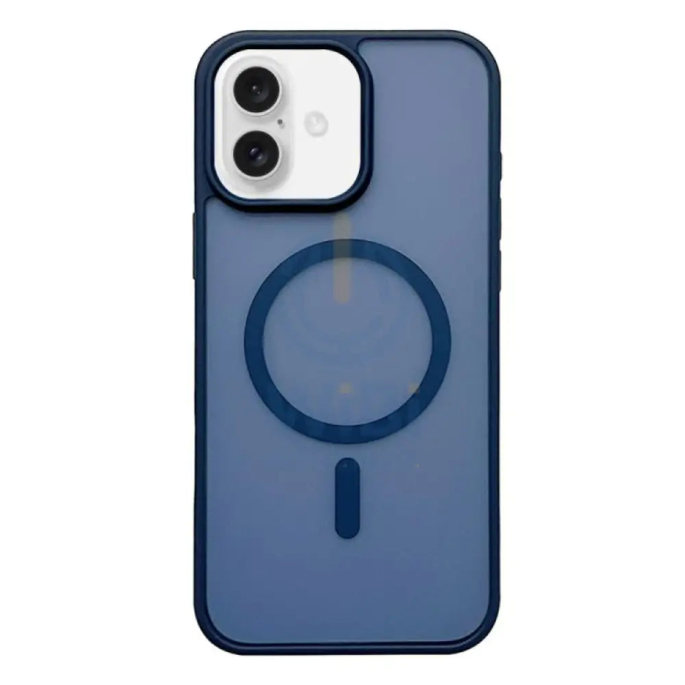 Magsafe Frosted Phone Case for iPhone 17 - Dark Blue Accessories > Mobiles & Tablets > Mobiles > Covers & Cases