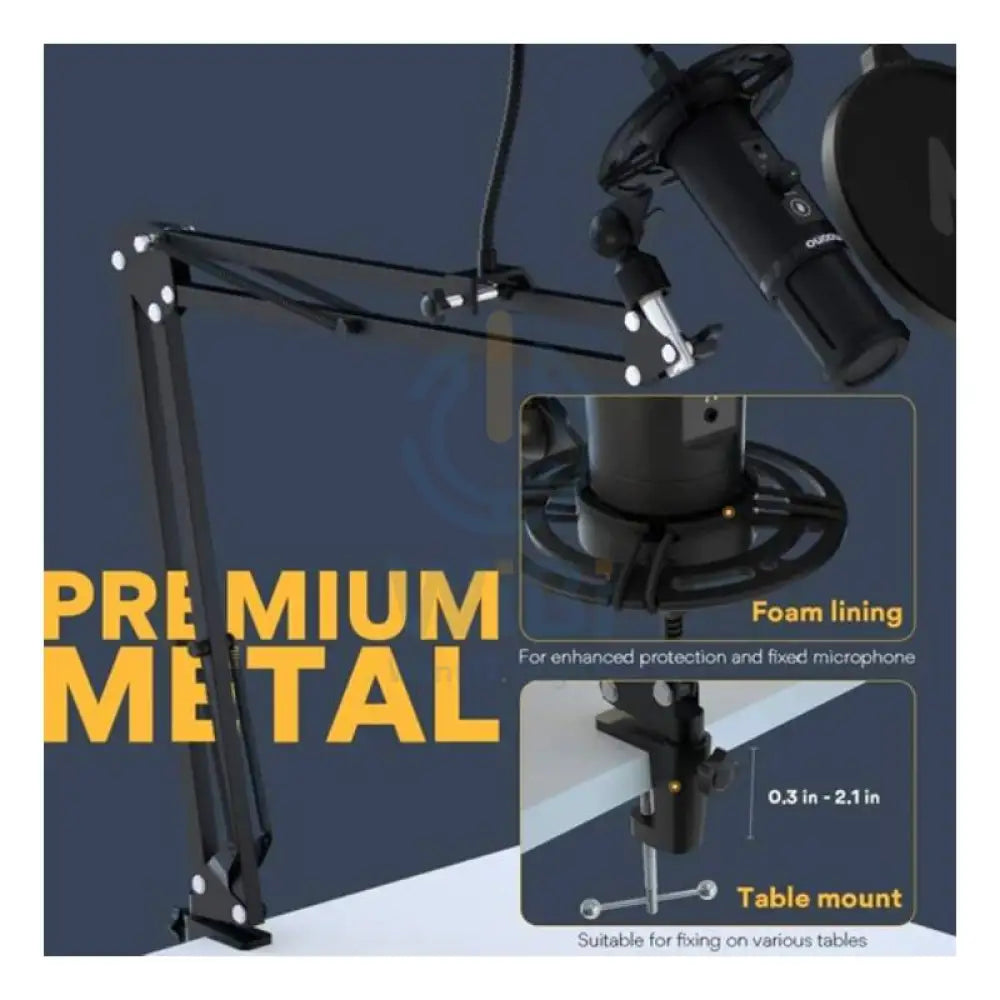 Maonocaster AU-PM422 USB Microphone Stand With Zero Latency Monitoring Professional Cardioid Condenser Microphone