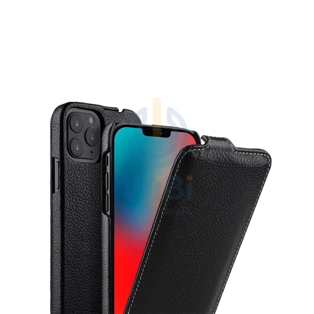 Melkco Jacka Leather Case For iPhone 12 & 12 Pro - Black Accessories > Mobiles & Tablets