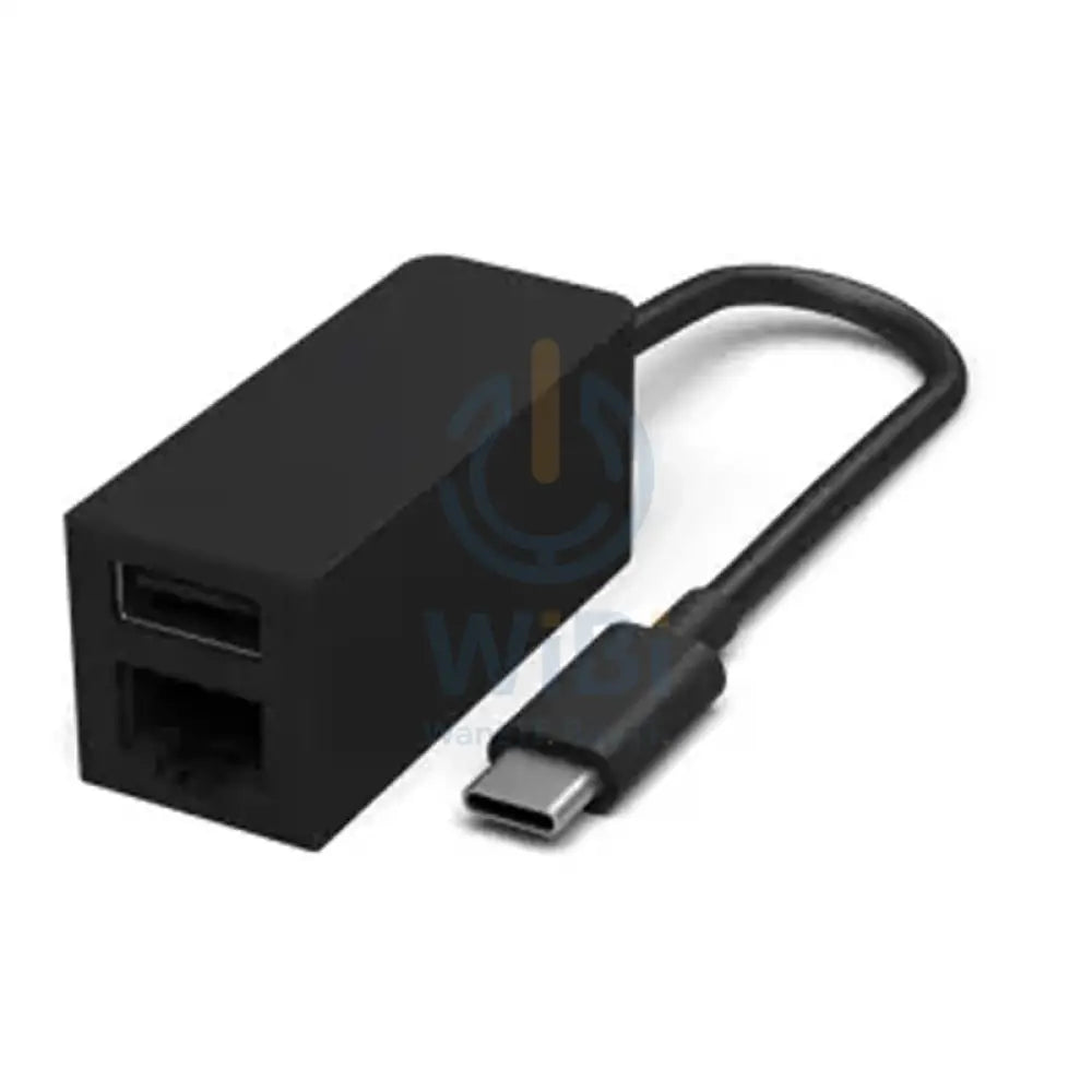 Microsoft Surface USB-C to Ethernet and USB 3.0 Adapter - USB-C / Ethernet / USB 3.0 - Black Networking Products > USB