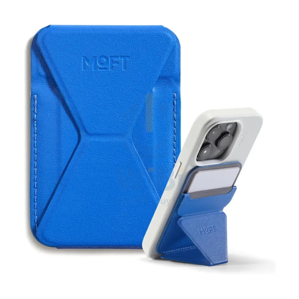 MOFT Magnetic Wallet and Phone Stand - Sapphire Accessories > Mobiles & Tablets > Mobiles > Mobile Holder / Stands