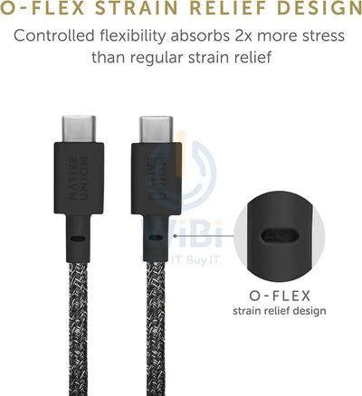 Native Union Belt Cable Type C-C 1.2M - Cosmos Accessories > Cables & Converters > Cables