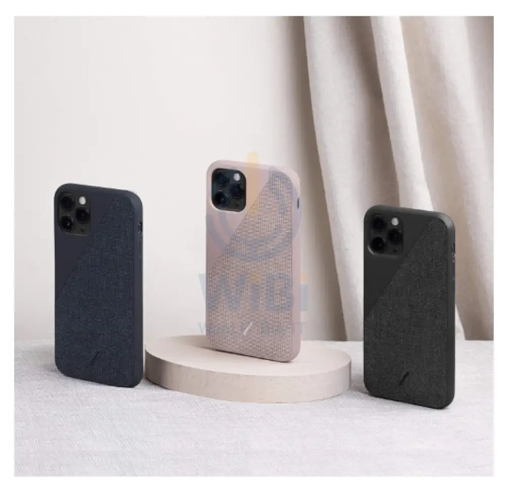 Native Union iPhone 11 Pro - Clic Canvas Case - Black Accessories > Mobiles & Tablets > Mobiles > Screen Protectors &