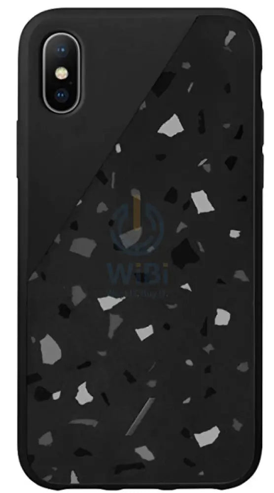 Native Union iPhone XS Max Clic Terrazzo Case - Black Accessories > Mobiles & Tablets > Mobiles