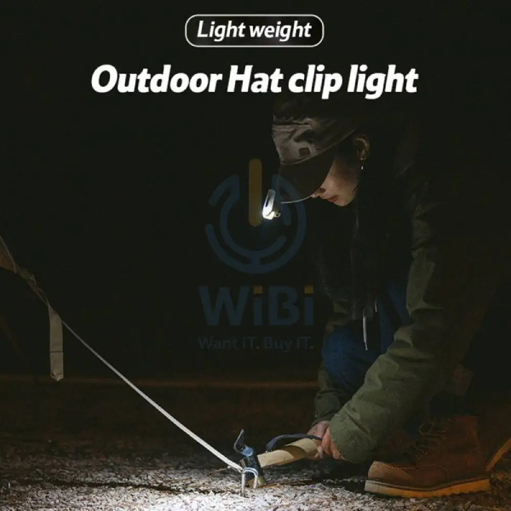Naturehike Outdoor Clip Hat Lamp - Khaki Outdoor & Travel > Lamps