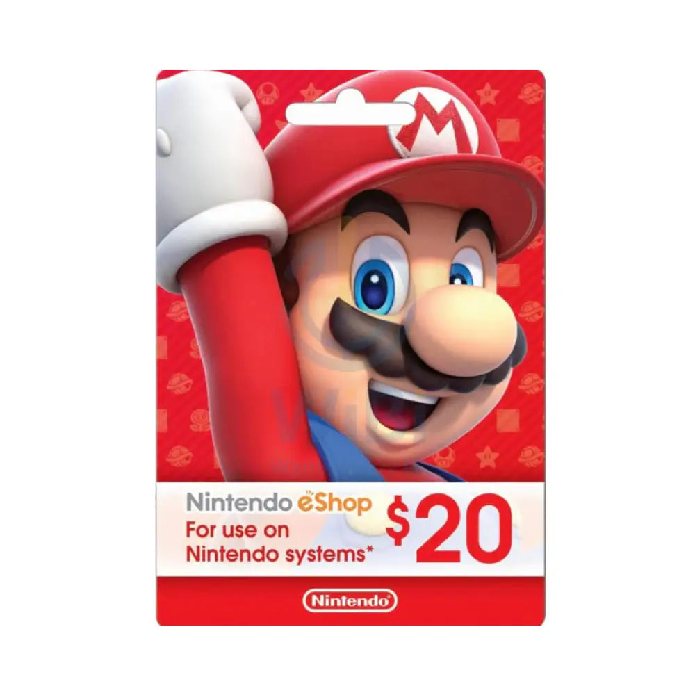 Nintendo eShop Card $20 (US) Digital Card Digital Cards