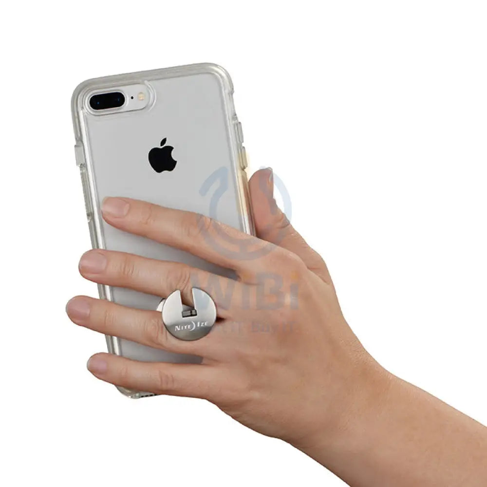NiteIze FlipOut® Handle + Stand - Stainless Accessories > Mobiles & Tablets > Mobiles > Mobile Holder / Stands