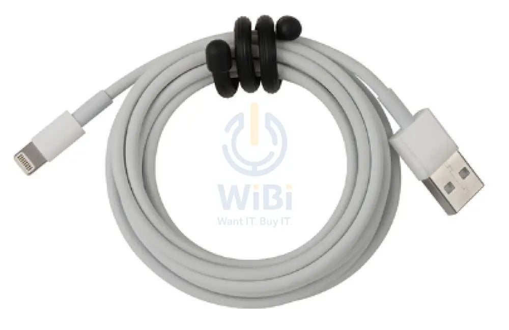 NiteIze Gear Tie® Reusable Rubber Twist Tie 6 in. - 2 Pack - Black Accessories > Other Accessories