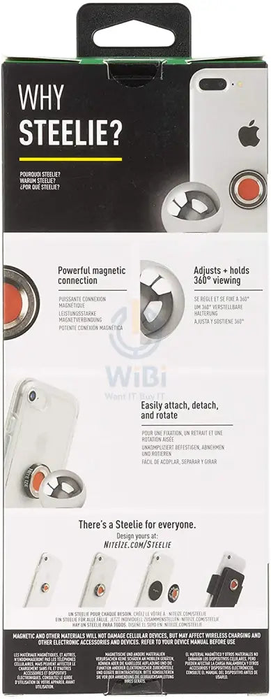 NiteIze Steelie® Squeeze™ Windshield Kit Accessories > Mobiles & Tablets > Mobiles > Mobile Holder / Stands