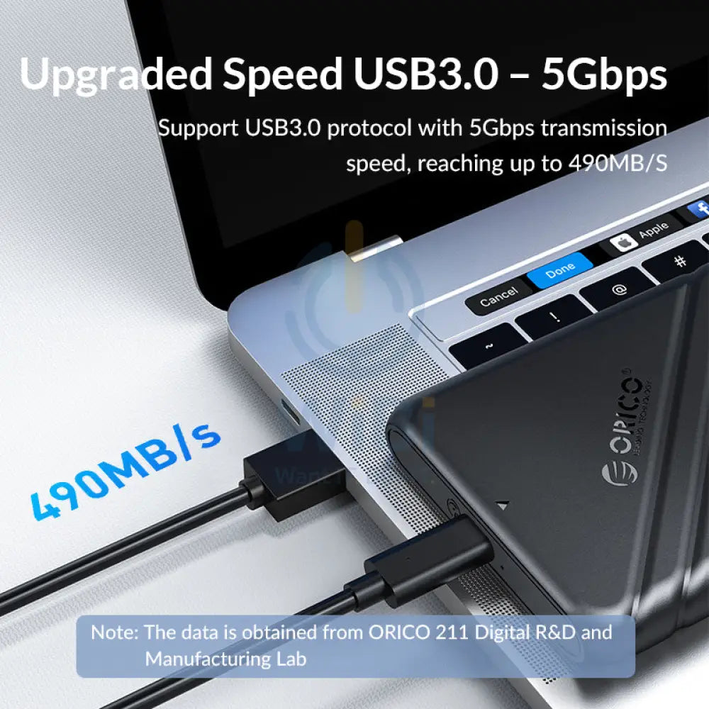 ORICO 2.5-Inch Hard Drive Enclosure - USB 3.0 / 2.5-Inch / Black - Hard Drive Case Accessories > Storage > USB HDD