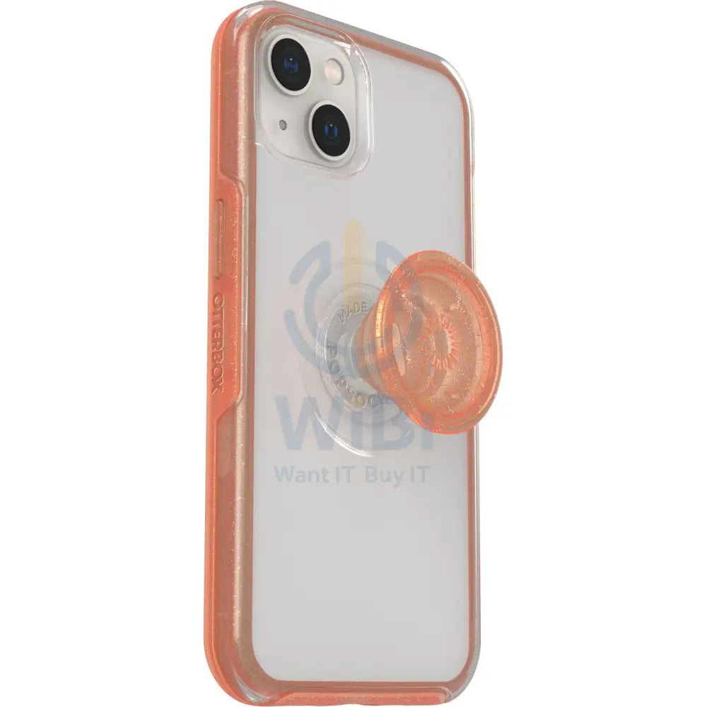 OtterBox iPhone 13 Otter + Pop Symmetry Clear Case - Clear / Coral Accessories > Mobiles & Tablets > Mobiles > Screen