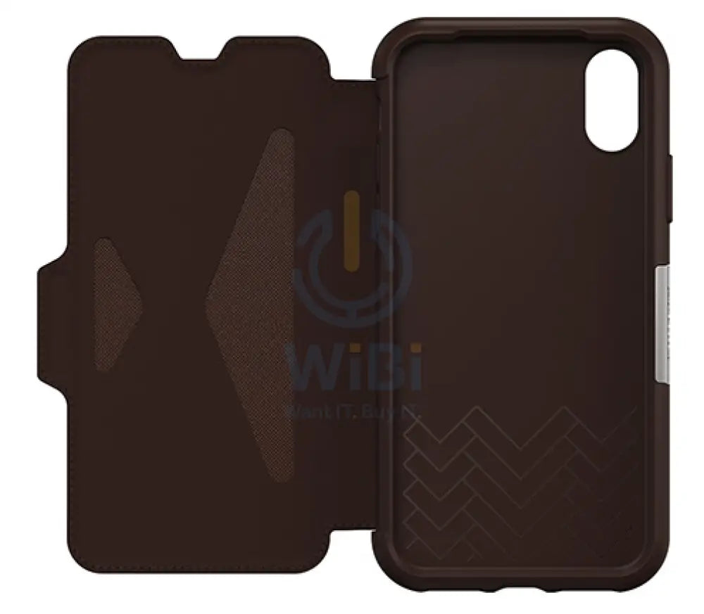 OtterBox iPhone X Strada Folio Case - Espresso Brown Accessories > Mobiles & Tablets