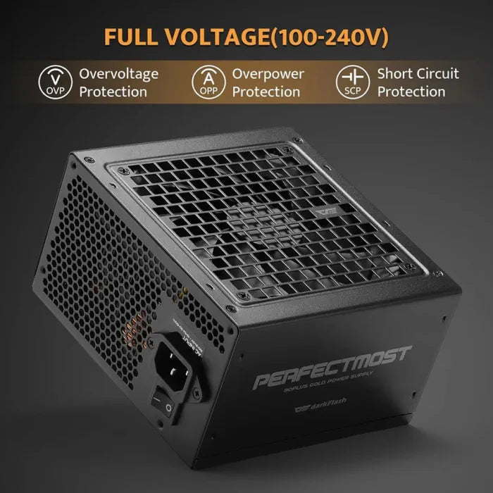Darkflash PMT1050 Gold Modular Power Supply - 1050W / Black