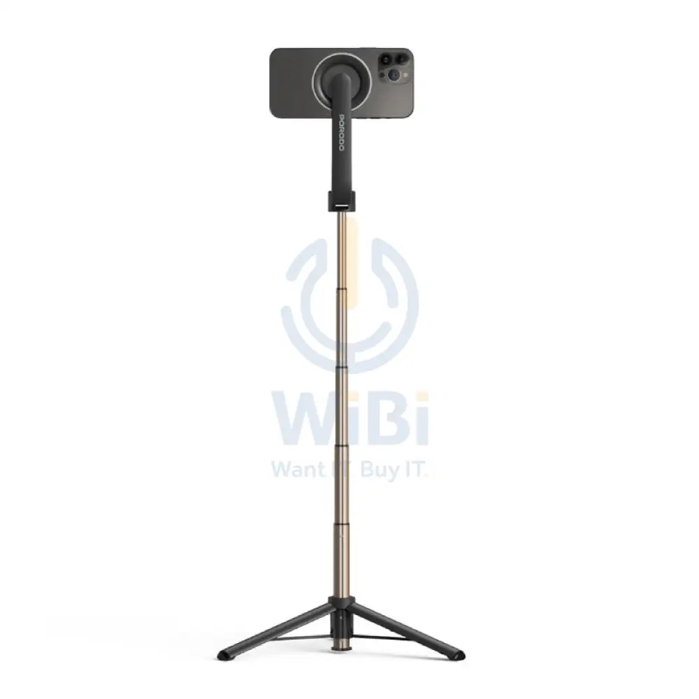 Porodo Magnetic Selfie Stick 64.5cm Extendable with Tripod Accessories > Mobiles & Tablets > Mobiles > Grips