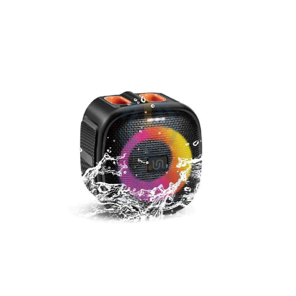 Porodo Soundtec Flash RGB Portable Bluetooth Speaker - 16W / Black Accessories > Audio > Speakers