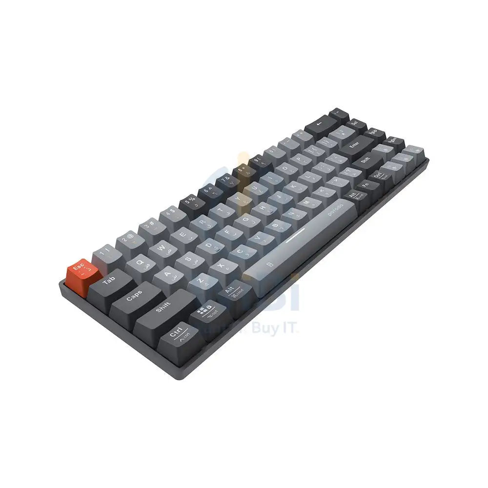 Porodo Wireless Mechanical Keyboard Ultimate Keyboard For Work & Gaming - Gray Accessories > Keyboard & Mouse > Gaming