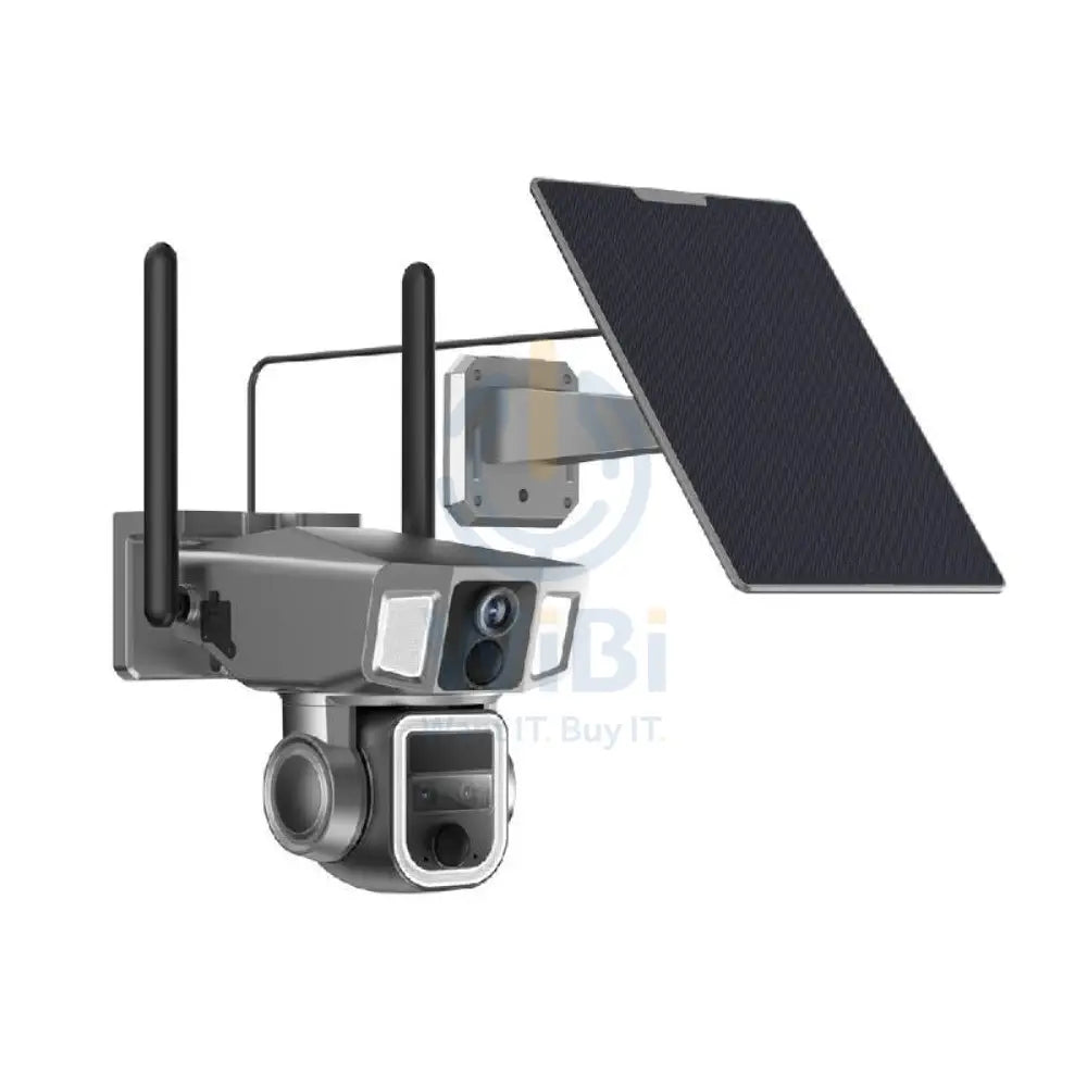 Powerology 4G/WiFi 360° Dual Lens Outdoor Camera - Black Cameras > Security Cameras