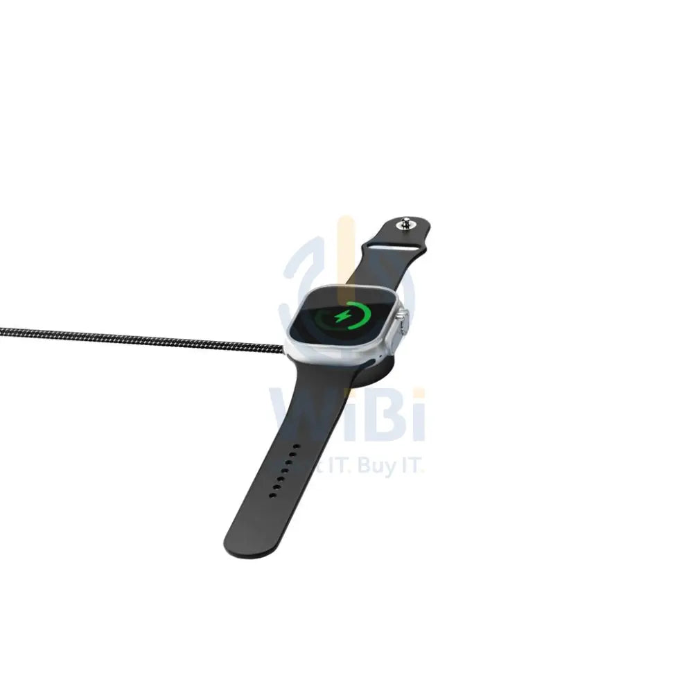Powerology Braided Type-C Watch Charger - 5W / 1.2m Accessories > Smart Watches > Chargers