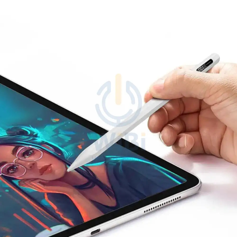 Powerology Digital Stylus Pen iPad Models - 130mAh / Type-C - White Accessories > Mobiles & Tablets > Tablets > Stylus