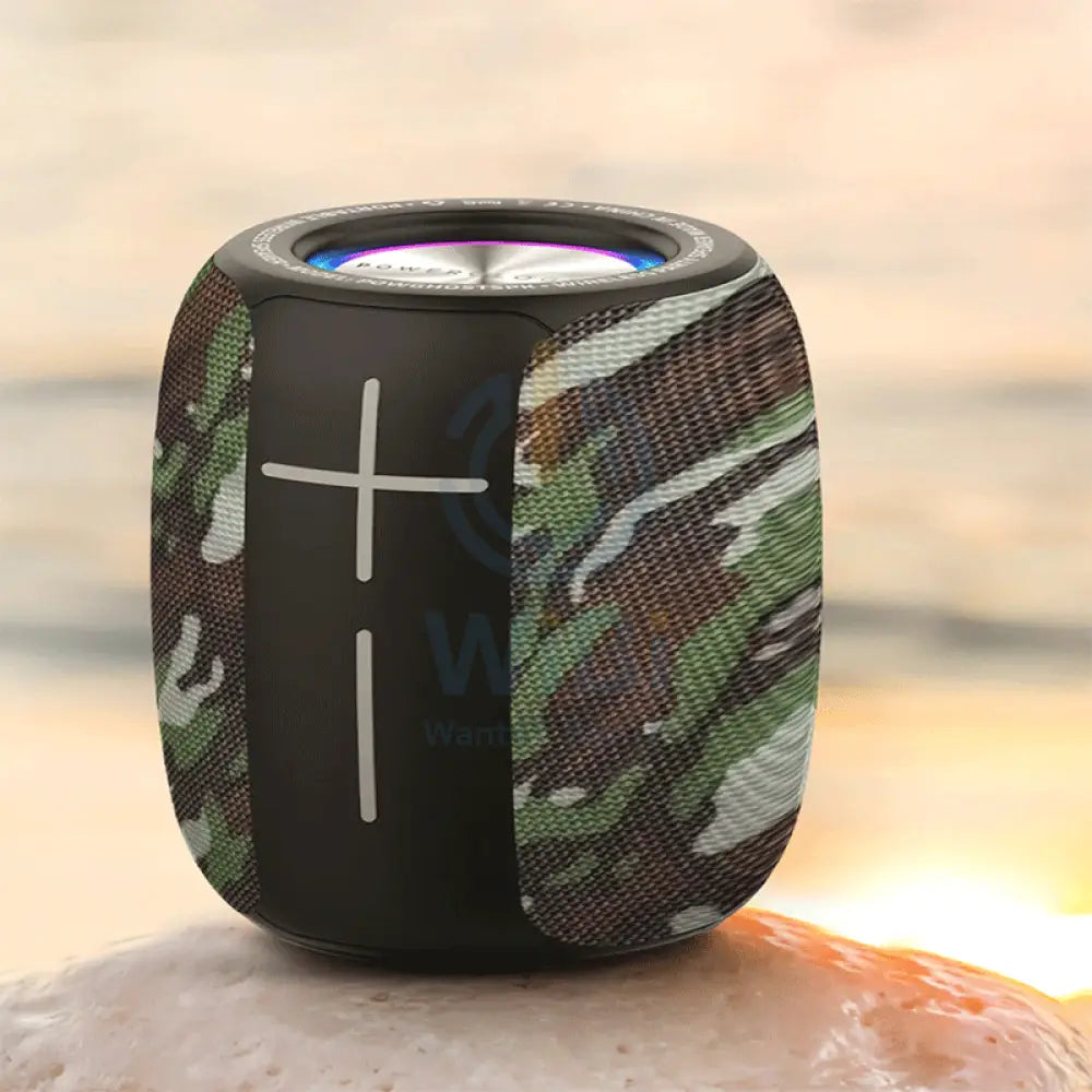 Powerology Ghost Speaker - Bluetooth 5.0 / Water-Resistant / Camo Accessories > Audio > Speakers