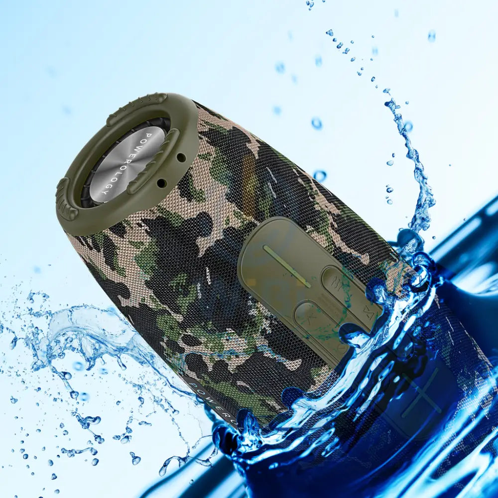 Powerology Phantom Portable Bluetooth Speaker - Bluetooth / Camo Accessories > Audio > Speakers