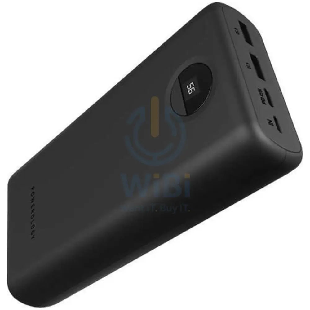 Powerology Portable Power Bank Fast Charging - 30000mAh / 45W / Black Accessories > Power Bank > Offer Zone