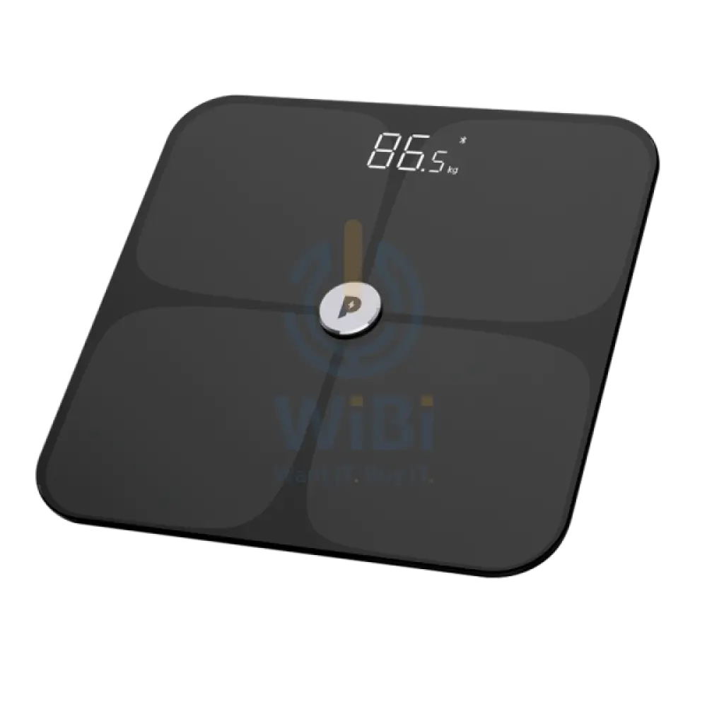 Powerology Smart Body Scale Balance Intelligente WiFi - Black Accessories > Smart Devices